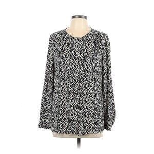 Women’s Ann Taylor Loft cheetah print button down blouse size small work career